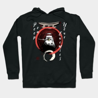 Samurai Budgie Ninja Warrior Hoodie